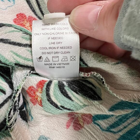 Lost + Wander The Seascape Coverup Dress Size M/L in Luau Vacation Resort Cruise - Picture 7 of 7